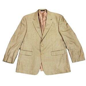 Lauren Ralph Lauren  Houndstooth 2 Button Blazer Mens 44R Sport Coat